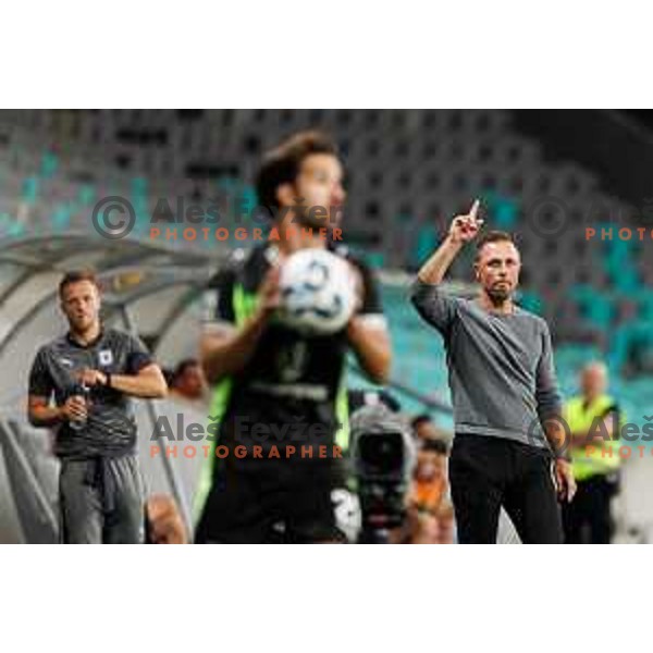 Ivan Senzen head coach of NK Olimpija Ljubljana during UEFA Conference League 2025/2026 third round match between NK Olimpija Ljubljana and KF Egnatia in SRC Stozice, Ljubljana, Slovenia on August 7., 2025. Photo Grega Valancic