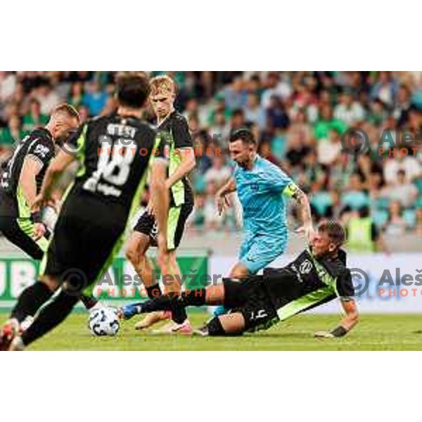 Velko Jelenkovich of NK Olimpija Ljubljana during UEFA Conference League 2025/2026 third round match between NK Olimpija Ljubljana and KF Egnatia in SRC Stozice, Ljubljana, Slovenia on August 7., 2025. Photo Grega Valancic