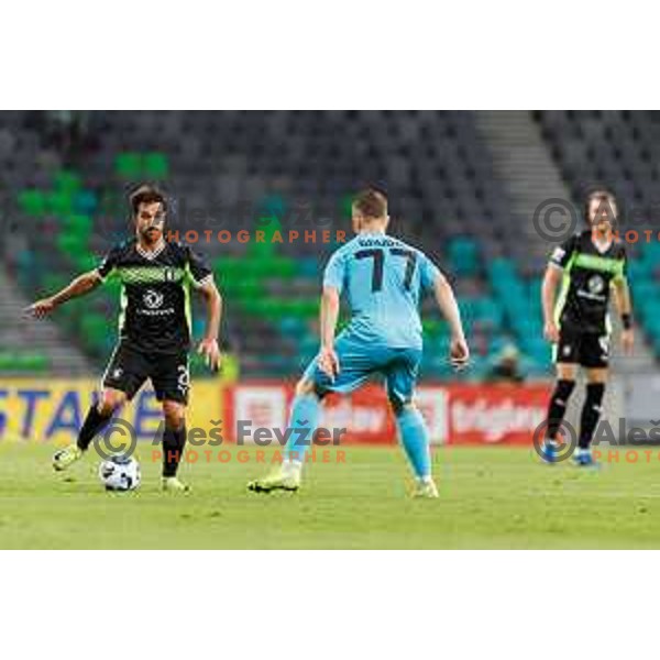 Diogo Miguel Guedes De Almeida of NK Olimpija Ljubljana during UEFA Conference League 2025/2026 third round match between NK Olimpija Ljubljana and KF Egnatia in SRC Stozice, Ljubljana, Slovenia on August 7., 2025. Photo Grega Valancic