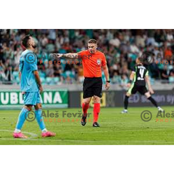 during UEFA Conference League 2025/2026 third round match between NK Olimpija Ljubljana and KF Egnatia in SRC Stozice, Ljubljana, Slovenia on August 7., 2025. Photo Grega Valancic