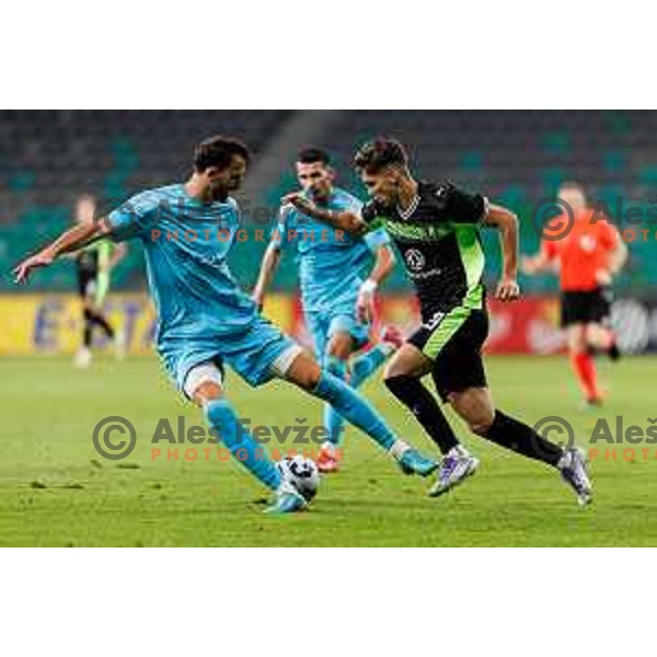 Antonio Marin of NK Olimpija Ljubljana during UEFA Conference League 2025/2026 third round match between NK Olimpija Ljubljana and KF Egnatia in SRC Stozice, Ljubljana, Slovenia on August 7., 2025. Photo Grega Valancic