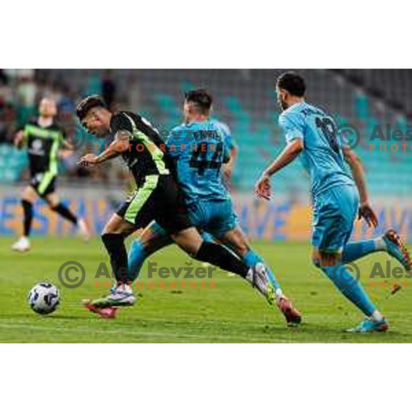 Antonio Marin of NK Olimpija Ljubljana during UEFA Conference League 2025/2026 third round match between NK Olimpija Ljubljana and KF Egnatia in SRC Stozice, Ljubljana, Slovenia on August 7., 2025. Photo Grega Valancic
