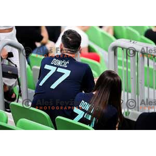 in action during friendly basketball match between Slovenia and Germany in Arena Stozice, Ljubljana, Slovenia on August 8, 2025. Photo: Filip Barbalic