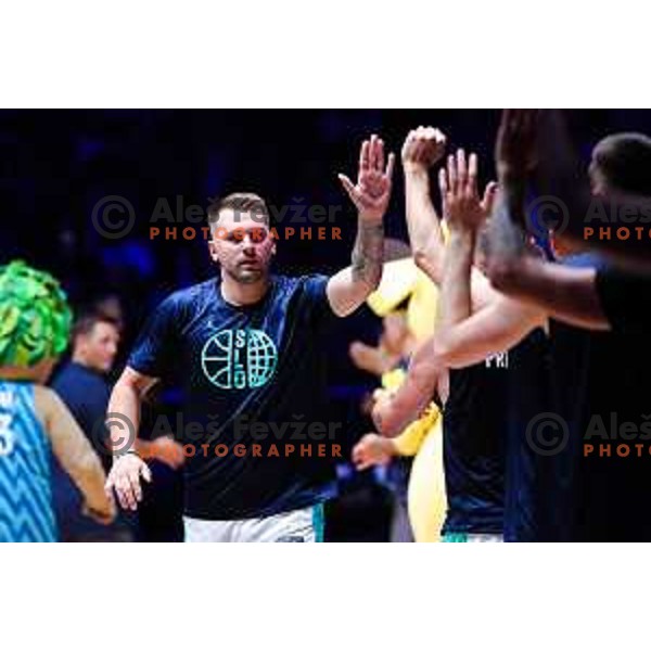 Luka Doncic in action during friendly basketball match between Slovenia and Germany in Arena Stozice, Ljubljana, Slovenia on August 8, 2025. Photo: Filip Barbalic