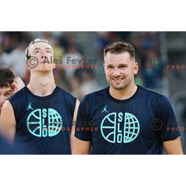 Luka Doncic in action during friendly basketball match between Slovenia and Germany in Arena Stozice, Ljubljana, Slovenia on August 8, 2025. Photo: Filip Barbalic