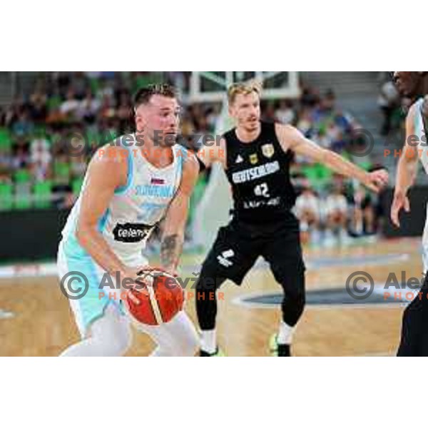 Luka Doncic in action during friendly basketball match between Slovenia and Germany in Arena Stozice, Ljubljana, Slovenia on August 8, 2025. Photo: Filip Barbalic
