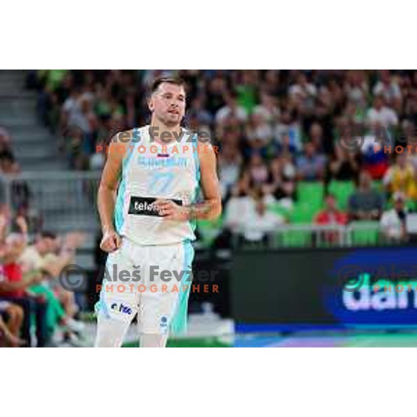 in action during friendly basketball match between Slovenia and Germany in Arena Stozice, Ljubljana, Slovenia on August 8, 2025. Photo: Filip Barbalic