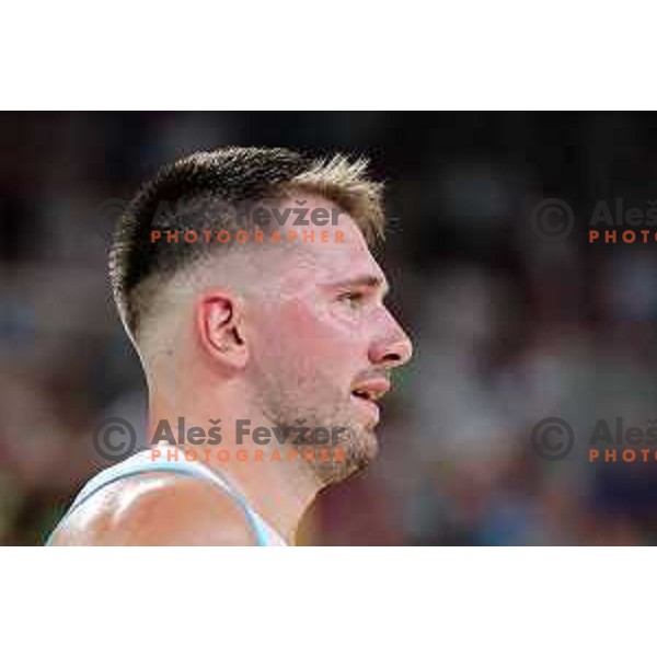 Luka Doncic in action during friendly basketball match between Slovenia and Germany in Arena Stozice, Ljubljana, Slovenia on August 8, 2025. Photo: Filip Barbalic