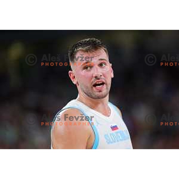 Luka Doncic in action during friendly basketball match between Slovenia and Germany in Arena Stozice, Ljubljana, Slovenia on August 8, 2025. Photo: Filip Barbalic