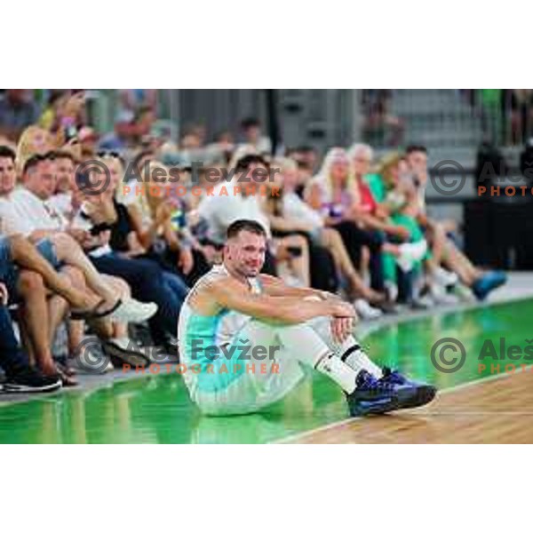 in action during friendly basketball match between Slovenia and Germany in Arena Stozice, Ljubljana, Slovenia on August 8, 2025. Photo: Filip Barbalic