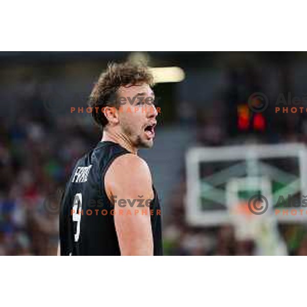 in action during friendly basketball match between Slovenia and Germany in Arena Stozice, Ljubljana, Slovenia on August 8, 2025. Photo: Filip Barbalic