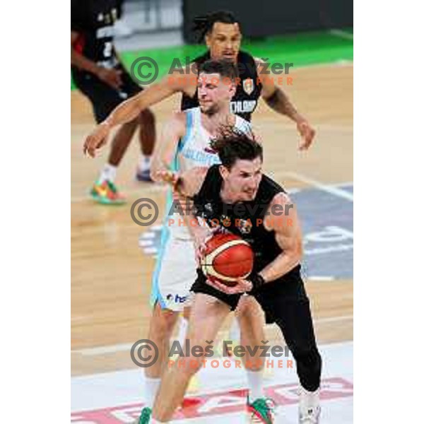in action during friendly basketball match between Slovenia and Germany in Arena Stozice, Ljubljana, Slovenia on August 8, 2025. Photo: Filip Barbalic