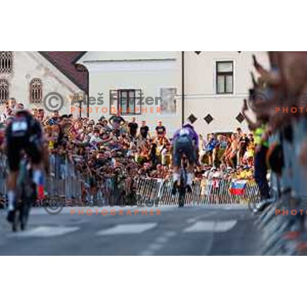 Spectators during 7. Tadej Pogacar Cup in Cultural Centre, Komenda, Slovenia, on August 8. 2025. Photo Grega Valancic