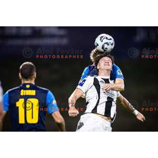 in action during Prva liga Telemach 2025/26 football match between NK Celje and NK Mura in Stadion z’dezele, Celje, Slovenia on August 10, 2025. Photo: Jure Banfi