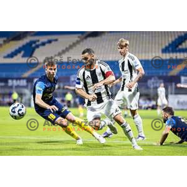 Nino Kouter in action during Prva liga Telemach 2025/26 football match between NK Celje and NK Mura in Stadion z’dezele, Celje, Slovenia on August 10, 2025. Photo: Jure Banfi
