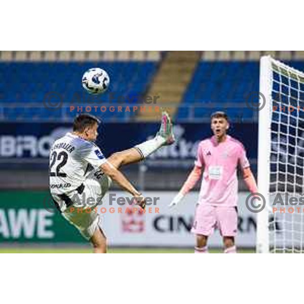 in action during Prva liga Telemach 2025/26 football match between NK Celje and NK Mura in Stadion z’dezele, Celje, Slovenia on August 10, 2025. Photo: Jure Banfi