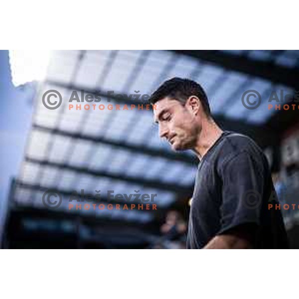 Albert Riera, head coach of NK Celje during Prva liga Telemach 2025/26 football match between NK Celje and NK Mura in Stadion z’dezele, Celje, Slovenia on August 10, 2025. Photo: Jure Banfi