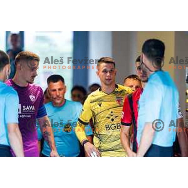 Denis Pintol during Prva liga Telemach 2025/2026 football match between Primorje and Maribor in Ajdovscina, Slovenia on August 10, 2025