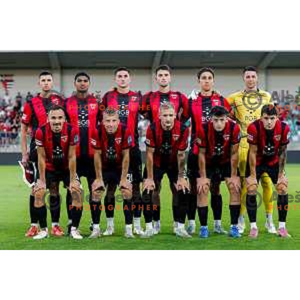 in action during Prva liga Telemach 2025/2026 football match between Primorje and Maribor in Ajdovscina, Slovenia on August 10, 2025