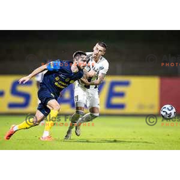 in action during Prva liga Telemach 2025/26 football match between NK Celje and NK Mura in Stadion z’dezele, Celje, Slovenia on August 10, 2025. Photo: Jure Banfi