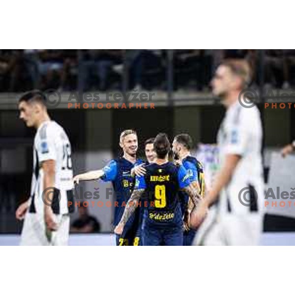 in action during Prva liga Telemach 2025/26 football match between NK Celje and NK Mura in Stadion z’dezele, Celje, Slovenia on August 10, 2025. Photo: Jure Banfi