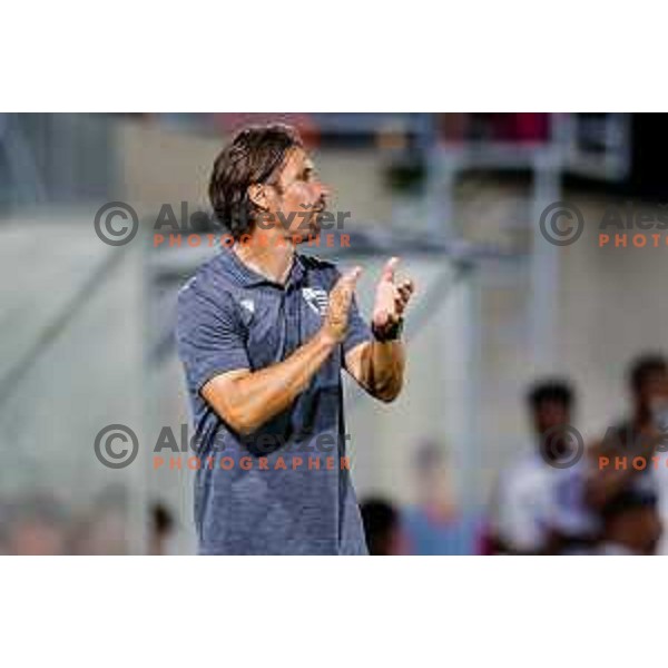 Milan Andjelkovic during Prva liga Telemach 2025/2026 football match between Primorje and Maribor in Ajdovscina, Slovenia on August 10, 2025