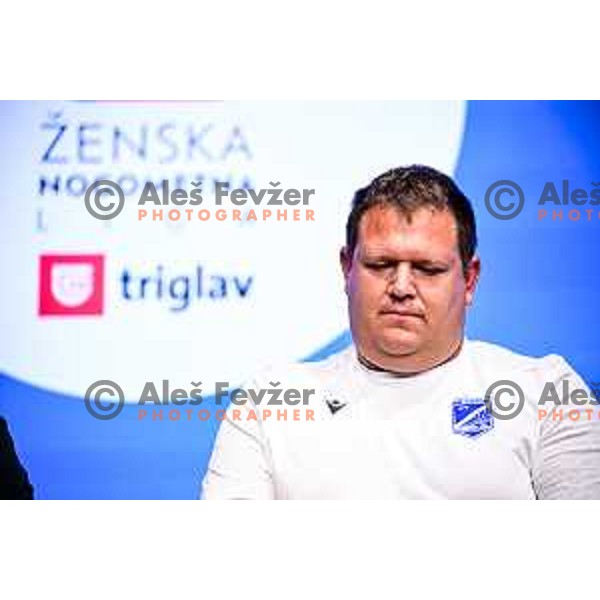 during 1.ZNL press conference before start of 2025/2026 football season in Ljubljana, Slovenia on August 12, 2025
