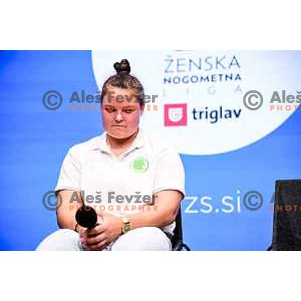 during 1.ZNL press conference before start of 2025/2026 football season in Ljubljana, Slovenia on August 12, 2025