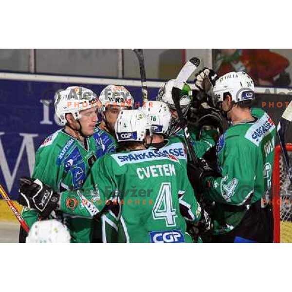 at ice-hockey match Tilia Olimpija- Graz 99ers in Ebel league, played in Hala Tivoli, Ljubljana 26.10.2008. Tilia Olimpija won 5:2 
