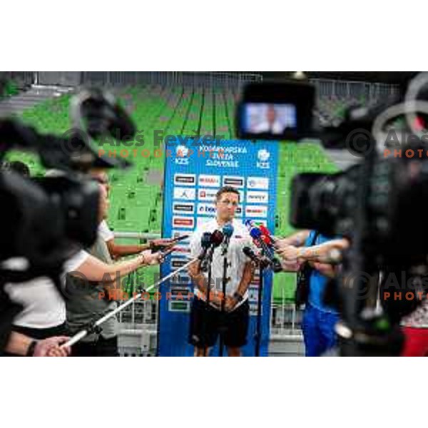 of Slovenia National Basketball team during practice session in Ljubljana, Slovenia on August 13, 2025