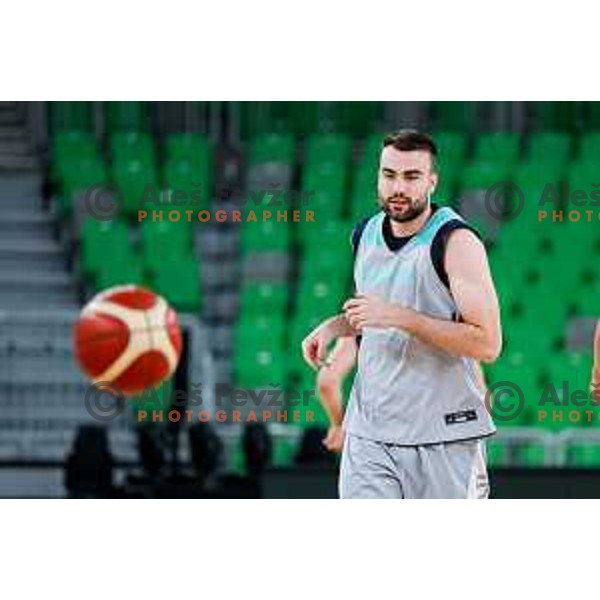 of Slovenia National Basketball team during practice session in Ljubljana, Slovenia on August 13, 2025