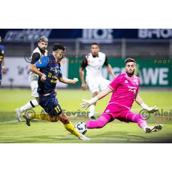 in action during UEFA Conference League 2025/26 qualification football match between NK Celje (SLO) and FC Lugano (SUI) in Stadion z’dezele, Celje, Slovenia on August 14, 2025. Photo: Jure Banfi