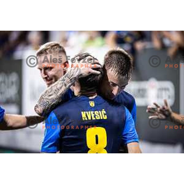 in action during UEFA Conference League 2025/26 qualification football match between NK Celje (SLO) and FC Lugano (SUI) in Stadion z’dezele, Celje, Slovenia on August 14, 2025. Photo: Jure Banfi