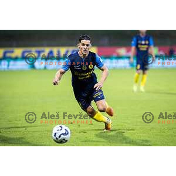 Juanjo Nieto in action during UEFA Conference League 2025/26 qualification football match between NK Celje (SLO) and FC Lugano (SUI) in Stadion z’dezele, Celje, Slovenia on August 14, 2025. Photo: Jure Banfi