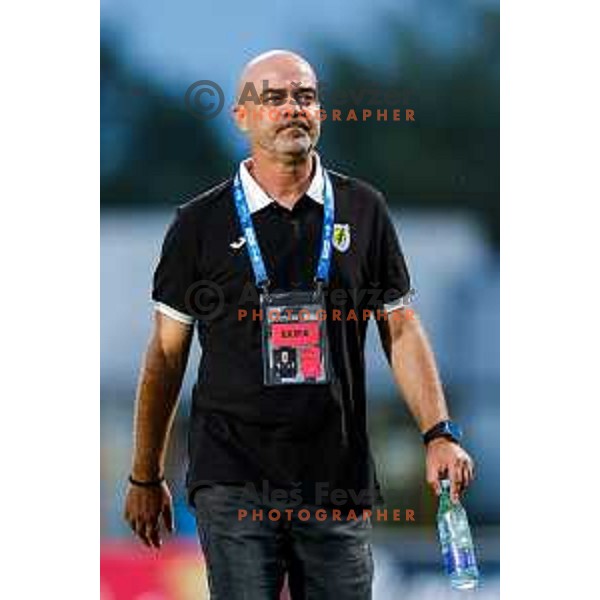 in action during Prva liga Telemach 2025/2026 football match between Kalcer Radomlje and Primorje in Domzale, Slovenia on August 15, 2025
