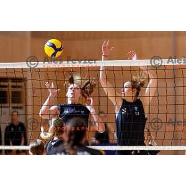 of Slovenia Women\'s National Volleyball team during preparation match between Slovenia and Belgium in Ljubljana, Slovenia on August 16, 2025