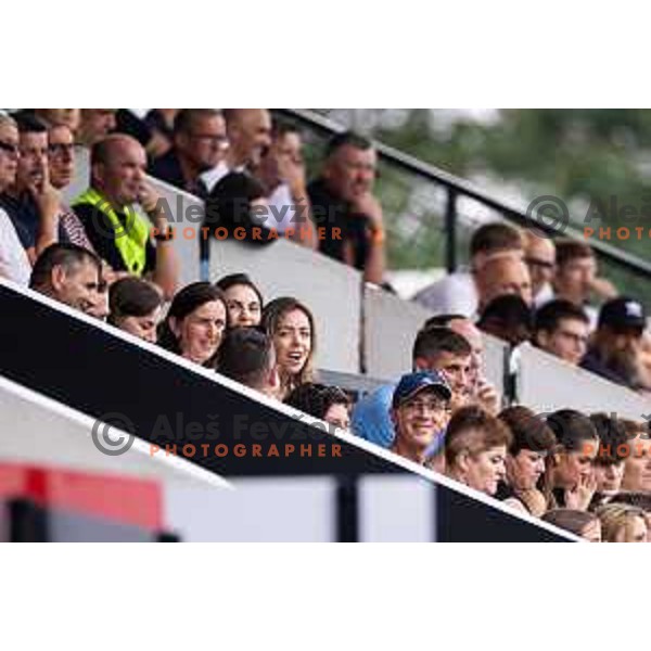Fans of Mura during Prva liga Telemach 2025/26 football match between NS Mura and NK Domzale in Fazanerija, Murska Sobota, Slovenia on August 16, 2025. Photo: Jure Banfi
