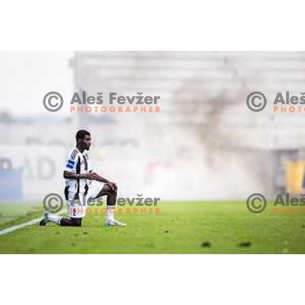 Faad Sana in action during Prva liga Telemach 2025/26 football match between NS Mura and NK Domzale in Fazanerija, Murska Sobota, Slovenia on August 16, 2025. Photo: Jure Banfi