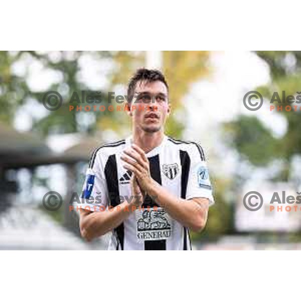in action during Prva liga Telemach 2025/26 football match between NS Mura and NK Domzale in Fazanerija, Murska Sobota, Slovenia on August 16, 2025. Photo: Jure Banfi