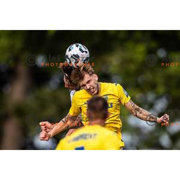 in action during Prva liga Telemach 2025/26 football match between NS Mura and NK Domzale in Fazanerija, Murska Sobota, Slovenia on August 16, 2025. Photo: Jure Banfi