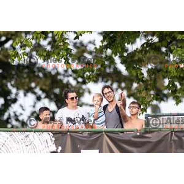 Spectators during Prva liga Telemach 2025/26 football match between NS Mura and NK Domzale in Fazanerija, Murska Sobota, Slovenia on August 16, 2025. Photo: Jure Banfi