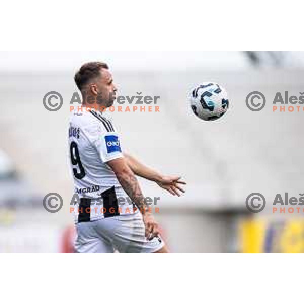 Muric in action during Prva liga Telemach 2025/26 football match between NS Mura and NK Domzale in Fazanerija, Murska Sobota, Slovenia on August 16, 2025. Photo: Jure Banfi