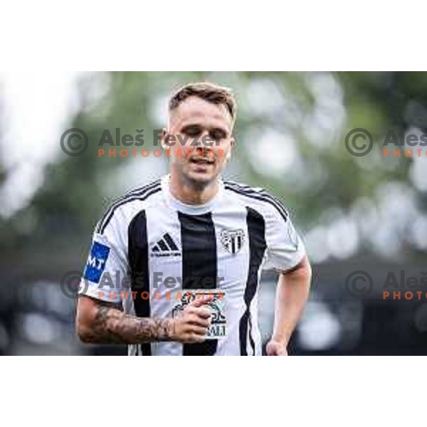 Muric in action during Prva liga Telemach 2025/26 football match between NS Mura and NK Domzale in Fazanerija, Murska Sobota, Slovenia on August 16, 2025. Photo: Jure Banfi