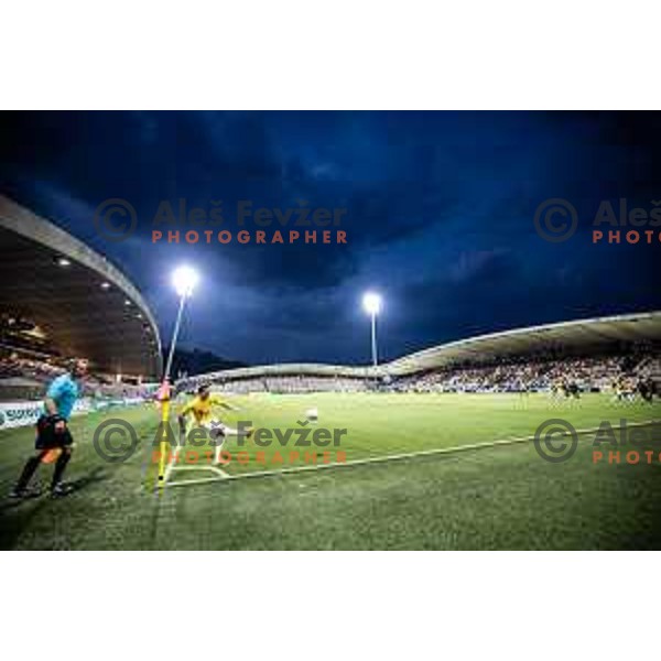in action during Prva liga Telemach 2025/26 football match between NK Maribor and NK Bravo Big Bang in Ljudski vrt, Maribor, Slovenia on August 16, 2025. Photo: Jure Banfi