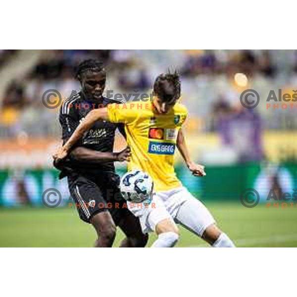 in action during Prva liga Telemach 2025/26 football match between NK Maribor and NK Bravo Big Bang in Ljudski vrt, Maribor, Slovenia on August 16, 2025. Photo: Jure Banfi