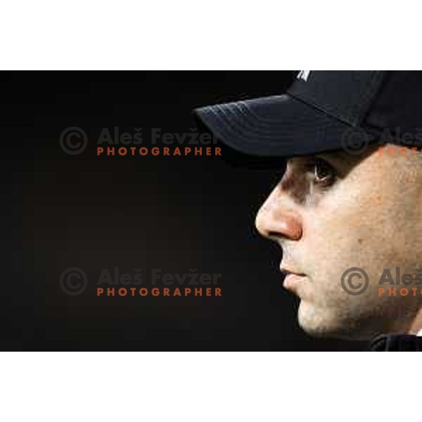 Tugberk Tanrivermis, head coach of NK Maribor during Prva liga Telemach 2025/26 football match between NK Maribor and NK Bravo Big Bang in Ljudski vrt, Maribor, Slovenia on August 16, 2025. Photo: Jure Banfi