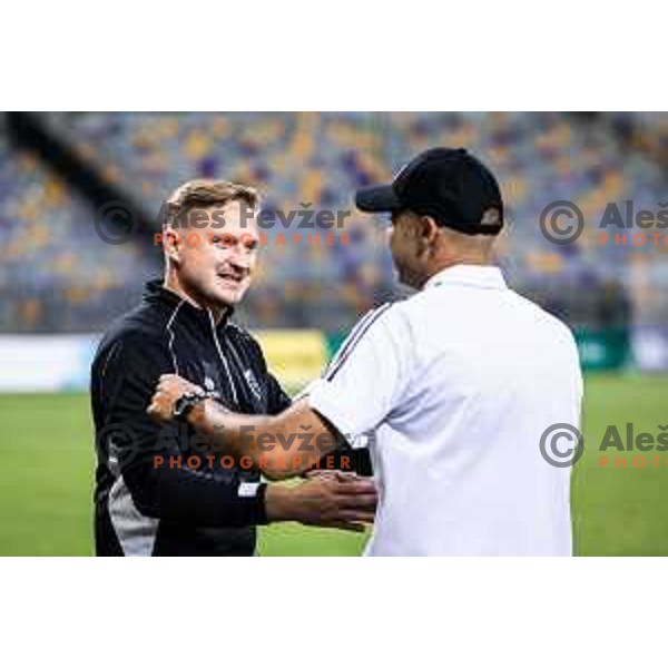 Ales Arnol, head coach of NK Bravo Big Bang during Prva liga Telemach 2025/26 football match between NK Maribor and NK Bravo Big Bang in Ljudski vrt, Maribor, Slovenia on August 16, 2025. Photo: Jure Banfi