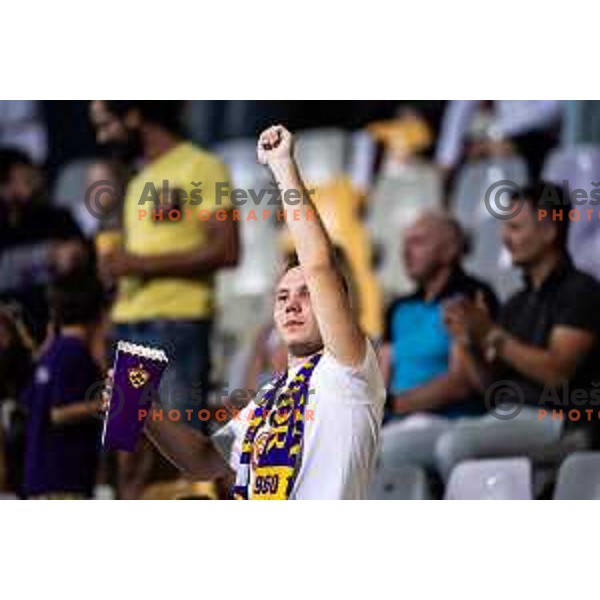 Fan during Prva liga Telemach 2025/26 football match between NK Maribor and NK Bravo Big Bang in Ljudski vrt, Maribor, Slovenia on August 16, 2025. Photo: Jure Banfi