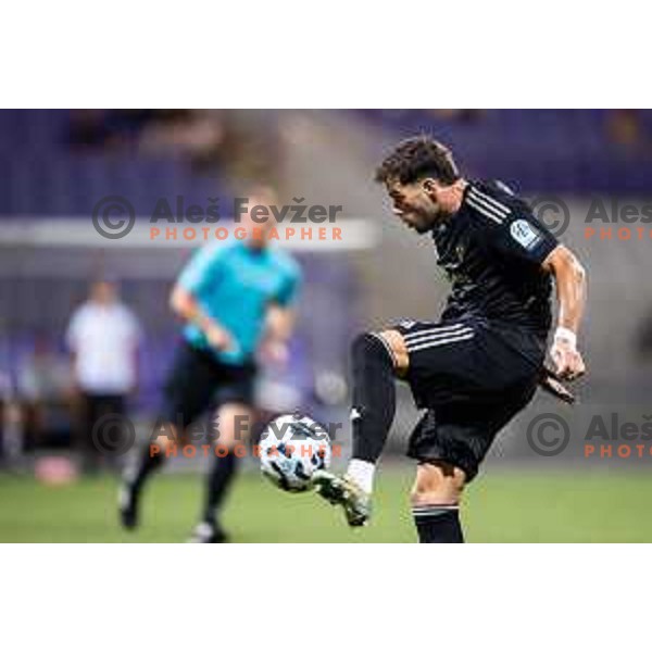 in action during Prva liga Telemach 2025/26 football match between NK Maribor and NK Bravo Big Bang in Ljudski vrt, Maribor, Slovenia on August 16, 2025. Photo: Jure Banfi
