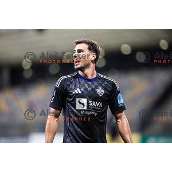 in action during Prva liga Telemach 2025/26 football match between NK Maribor and NK Bravo Big Bang in Ljudski vrt, Maribor, Slovenia on August 16, 2025. Photo: Jure Banfi